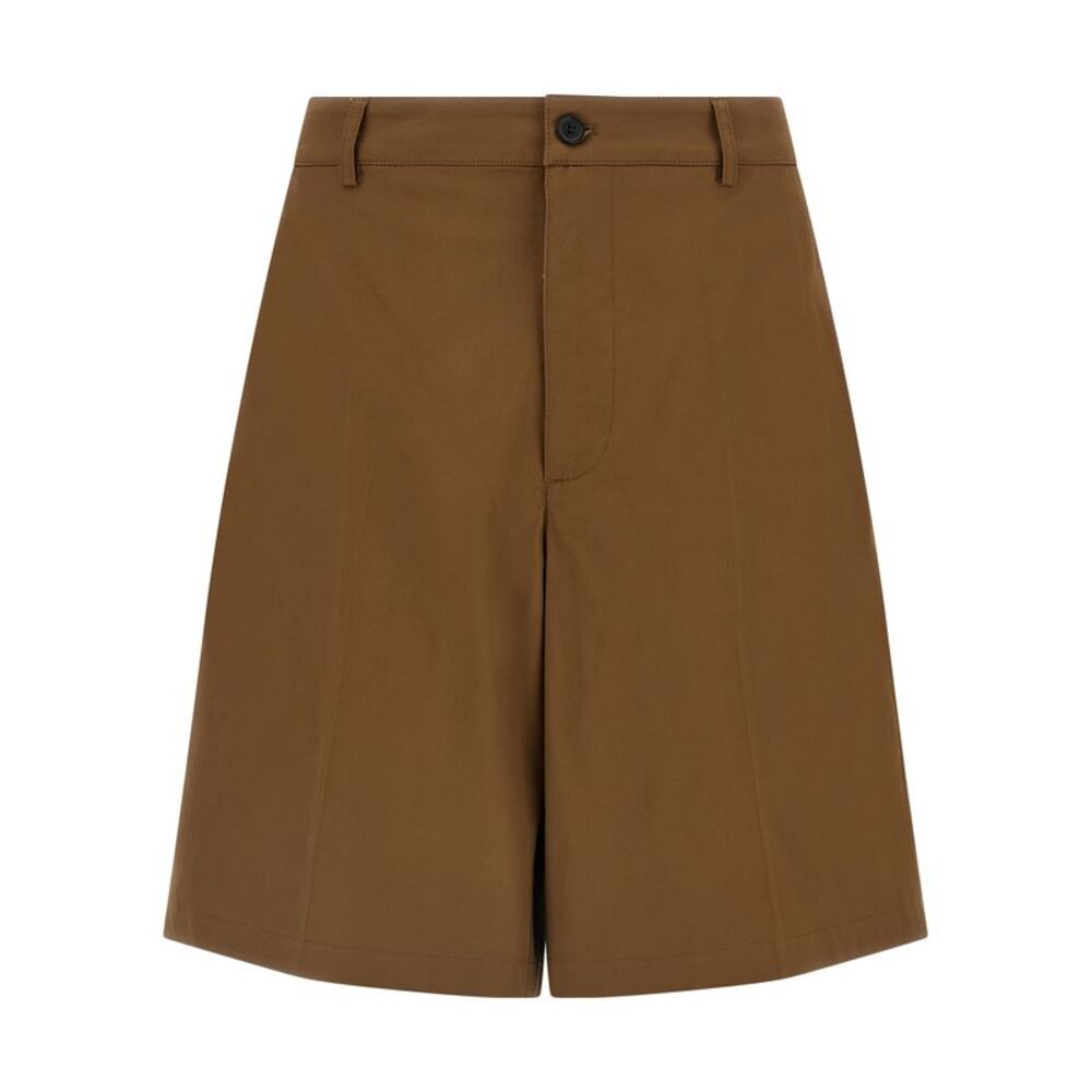 Department 5 Brown Cotton Bermuda Men's Shorts